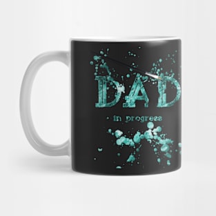 Dad in Progress Turquoise Mug